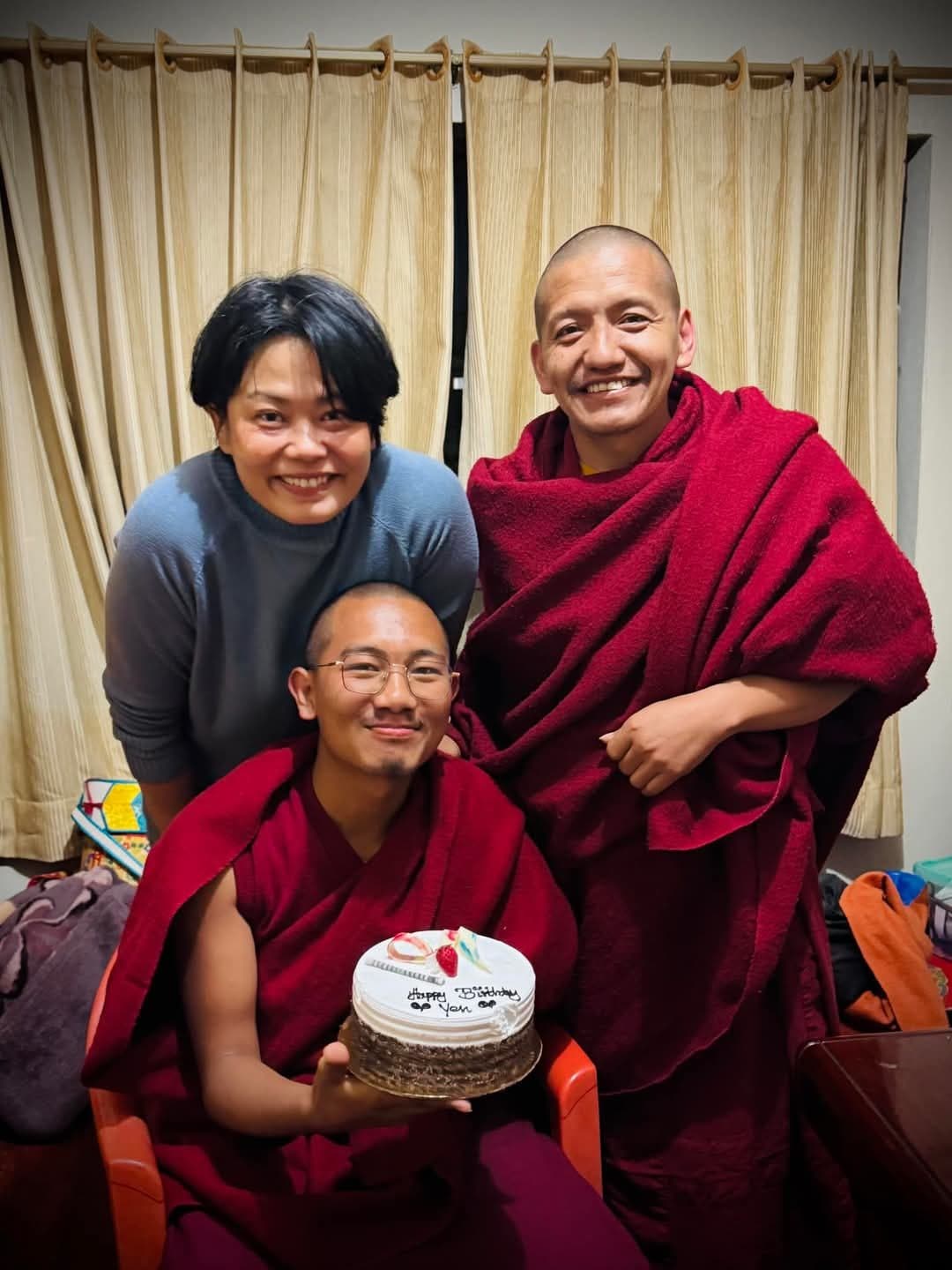 Our President with Khen Rinpoche and Yen Lama