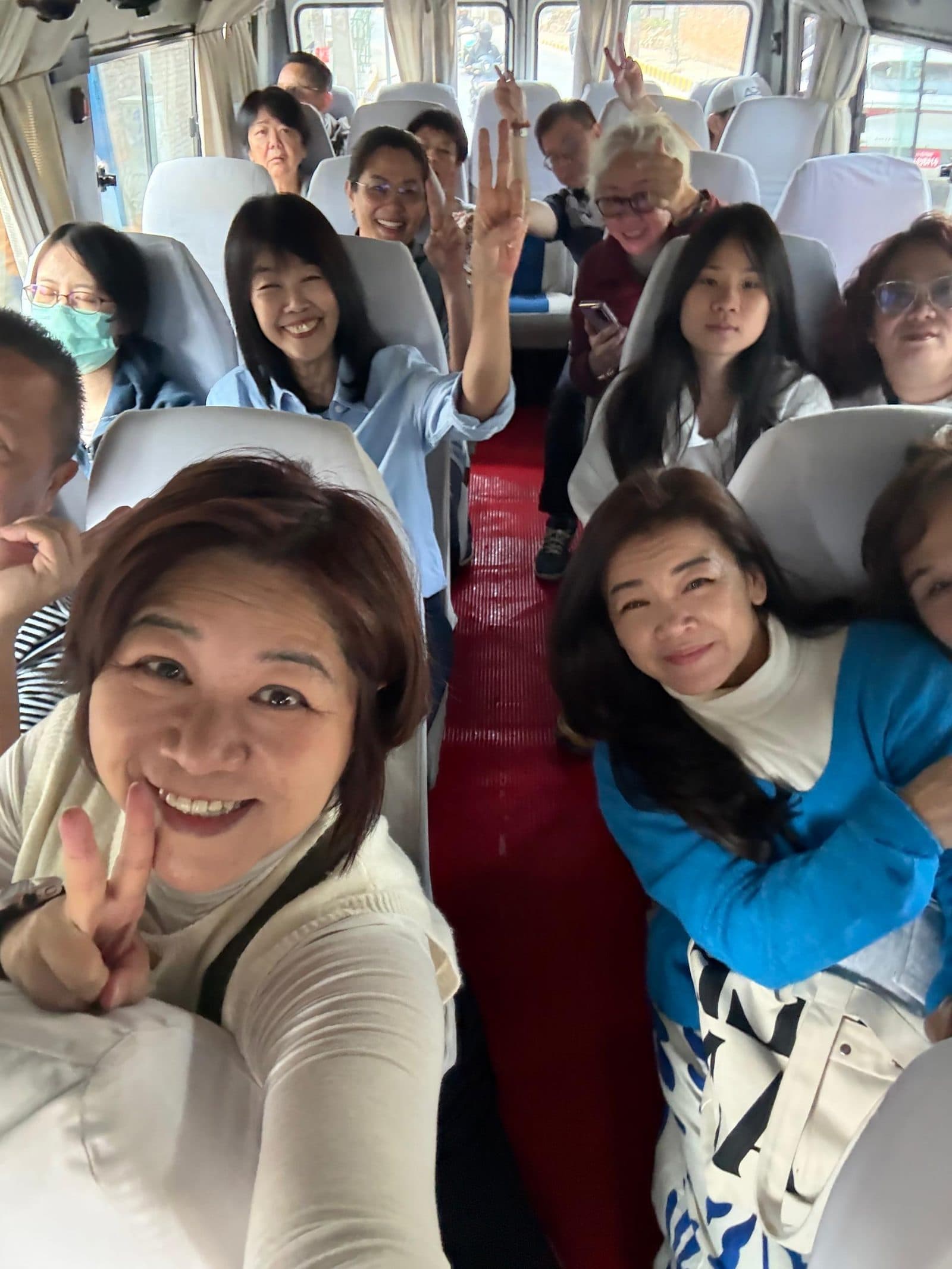 Our tour group at Segyu Monastery