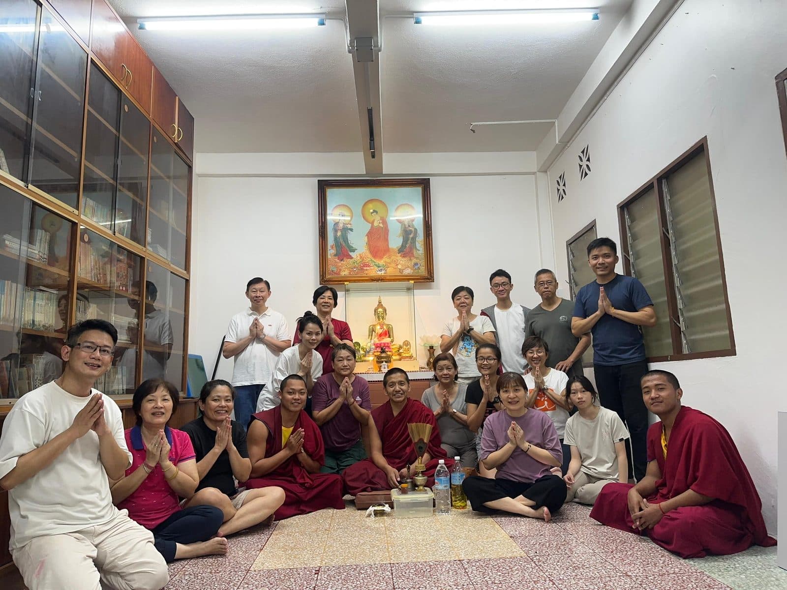 Members of Segyu Gaden Buddhist Society at our Lamrim retreat