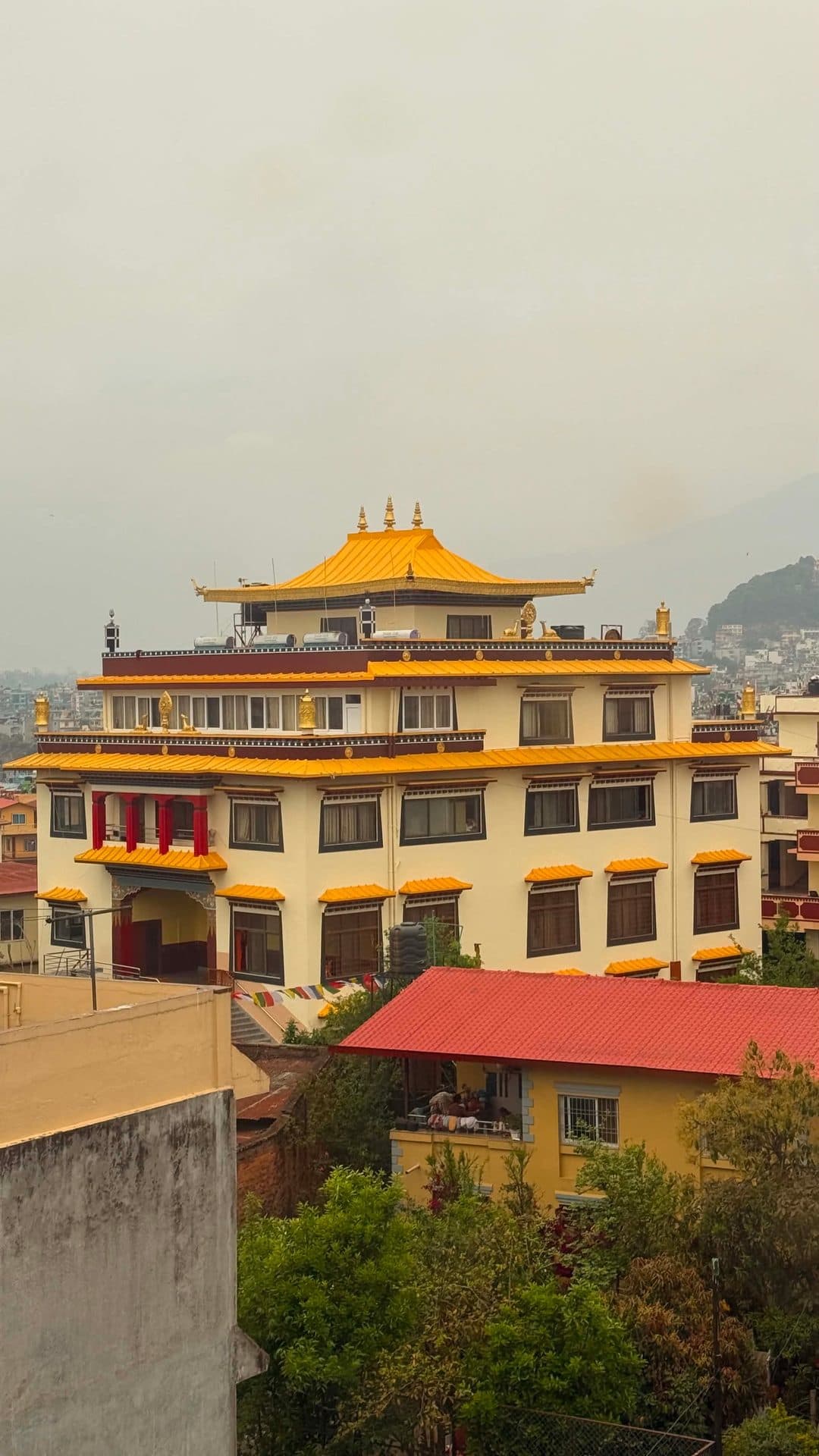 Segyu Gaden Phodrang Monastery in Kathmandu, Nepal